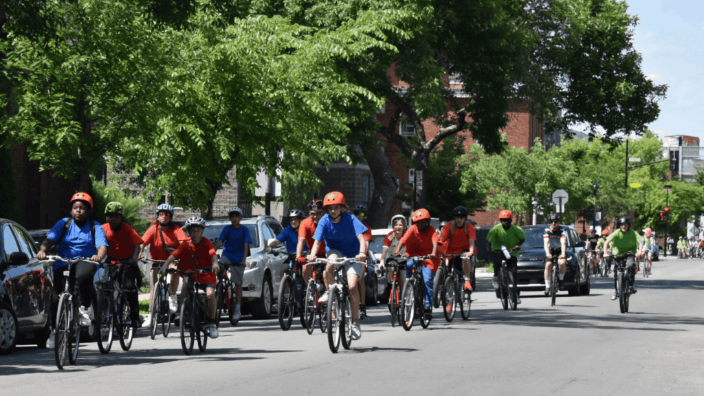 Cyclistes à Montréal