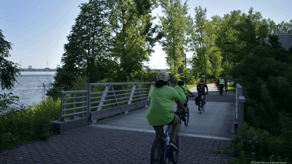 Cyclistes à Montréal