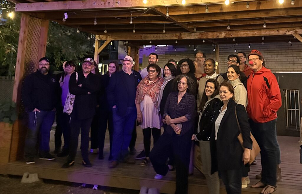 Photo des artistes et des dignitaires